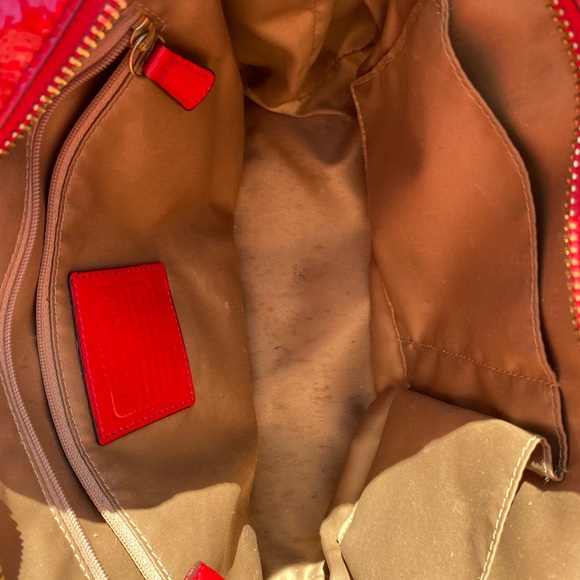 Red Coach purse - Picture 3 of 3
